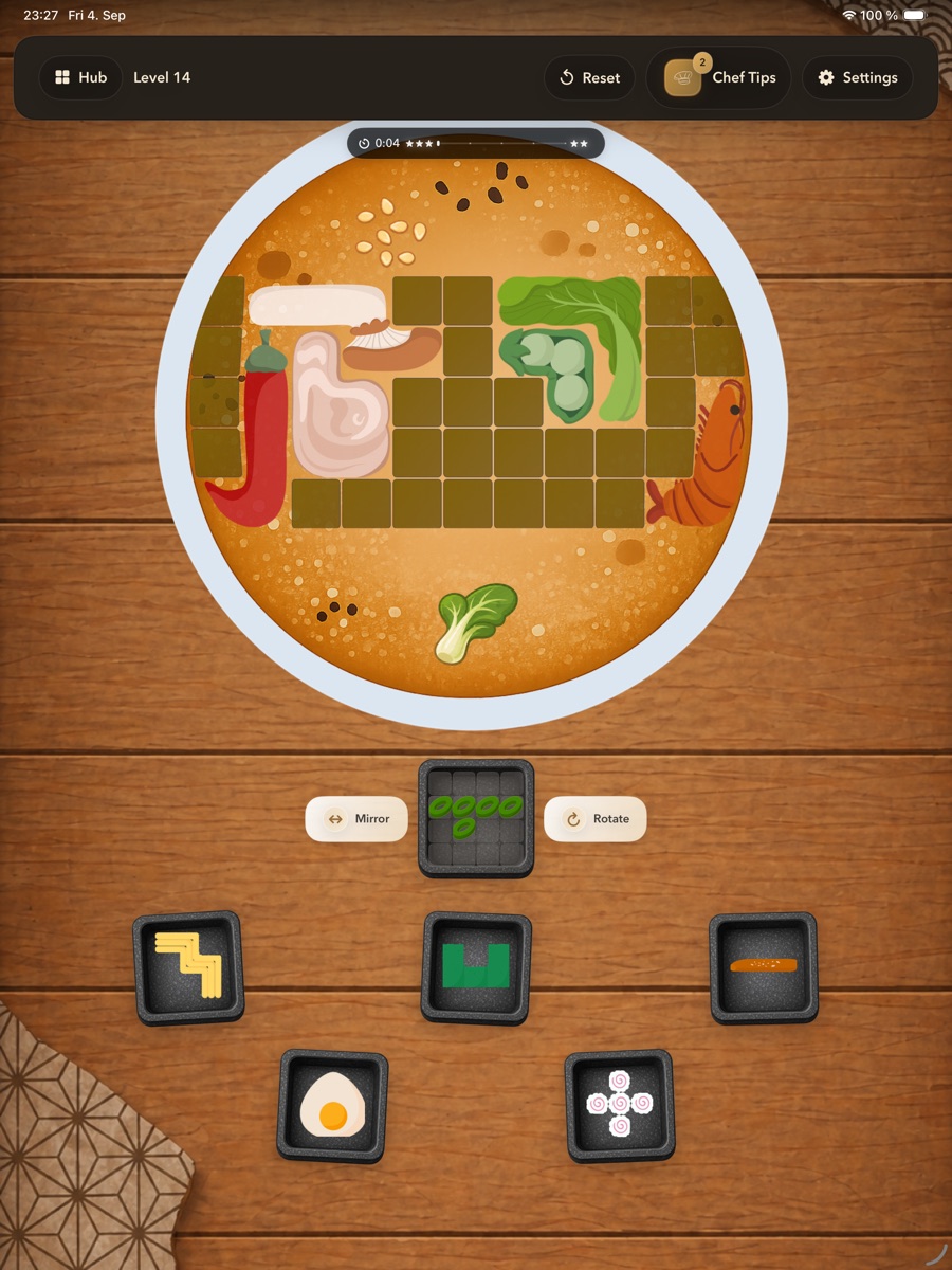 Lost in Ramen, level 14. iPad · Optional purchase.